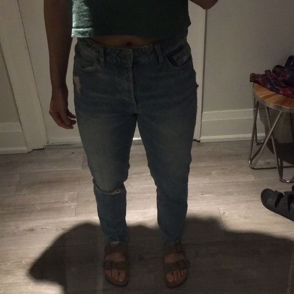 NWOT Zara dad boyfriend ripped jeans - Picture 3 of 6